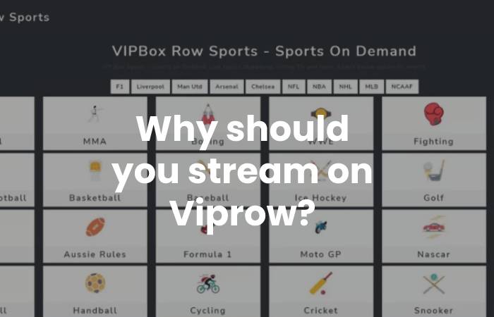 Why should you stream on Viprow?