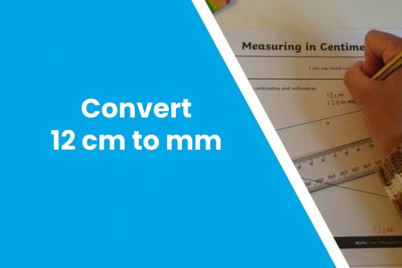 Convert 12 cm to mm