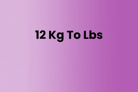 12 Kg To Lbs