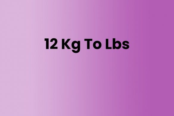 12 Kg To Lbs