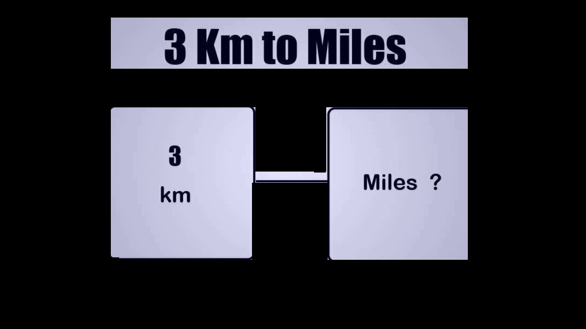 Calculate How Many Miles Is 3 Km?