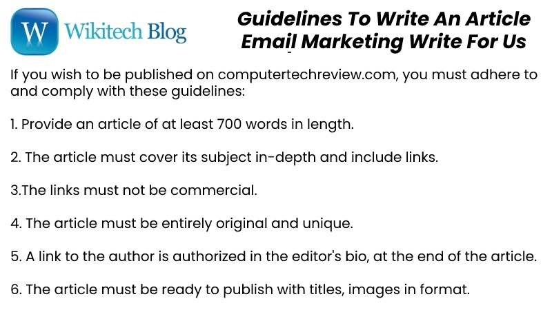 Guidelines To Write An Article – Email Marketing Write For Us