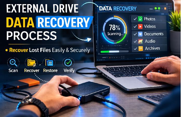 Step-by-Step Process to Recover Data from External Drive